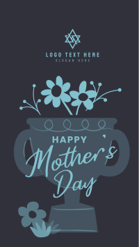 Mother's Day Trophy Greeting YouTube short Image Preview