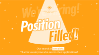 Position Filled Hiring Animation Preview