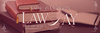 Law Day Greeting Twitter Header Design