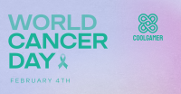 Minimalist World Cancer Day Facebook Ad Design