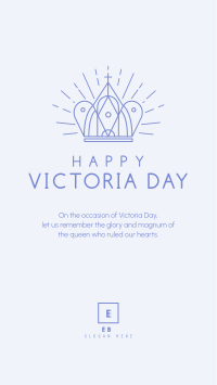 Happy Victoria Day Facebook story Image Preview