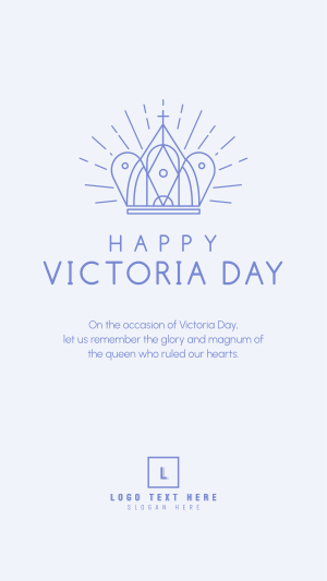 Happy Victoria Day Facebook story Image Preview