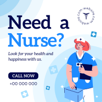 Nurse Service Instagram post Image Preview