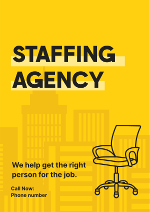 Simple Recruitment Agency  Poster Image Preview