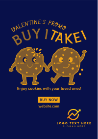 Valentine Cookies Flyer Design
