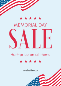 Memorial Day Sale Flyer Image Preview