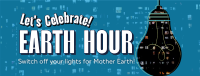 Earth Hour Light Bulb Facebook Cover Design