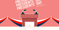 Presidents Day Podium Facebook Ad Design