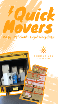 Lightning Fast Movers Facebook story Image Preview
