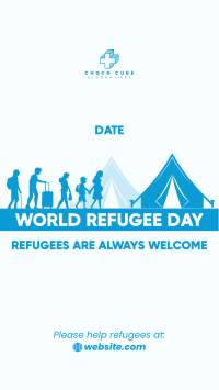 Refugee Day Facts Facebook story Image Preview