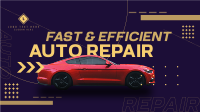Modern Auto Repair Shop Animation Image Preview