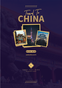 Travelling China Poster Design
