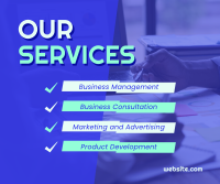 Strategic Business Services Facebook Post Design
