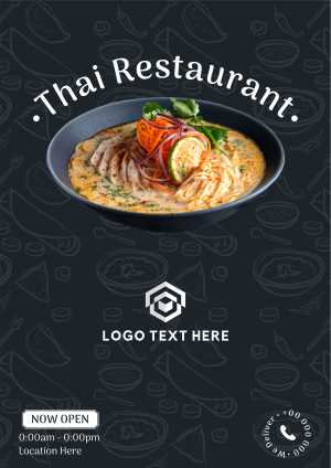 Thai Resto Flyer Image Preview