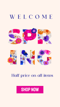 Modern Spring Sale Instagram Story Design