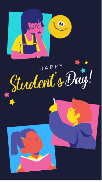 Student's day Window Facebook Story Design