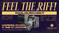 Retro Rock Guitar Gig Animation Preview