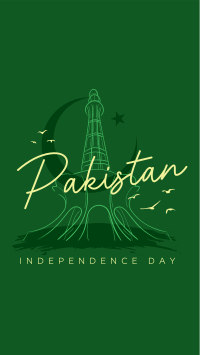 Pakistan Independence Day Facebook Story Design