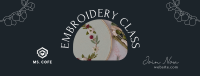 Embroidery Class Facebook Cover Image Preview