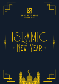 Bless Islamic New Year Flyer Image Preview