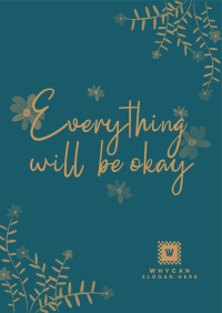 Everything will be okay Flyer Design