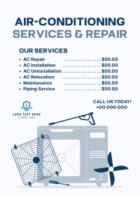 Best HVAC Service Menu Image Preview