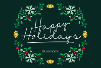 Holiday Wreath Pinterest board cover Image Preview
