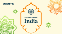 Happy Indian Republic Day Facebook Event Cover Design