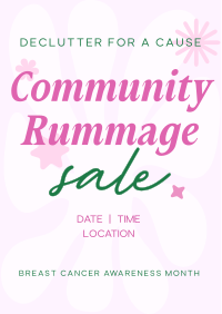 Minimalist Fundraising Sale Flyer Preview