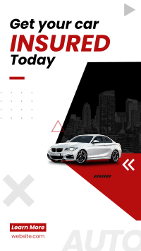 Auto Insurance Instagram Story Design