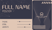 Punk Modern Techno Business Card Preview
