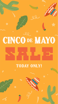 Cinco De Mayo Confetti Sale Instagram reel Image Preview