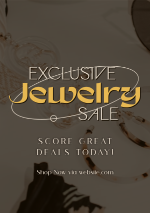 Jewelry Sale Deals Flyer Image Preview