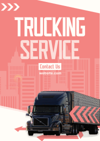 Truck Moving Service Flyer Image Preview