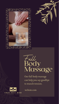 Luxe Body Massage YouTube short Image Preview