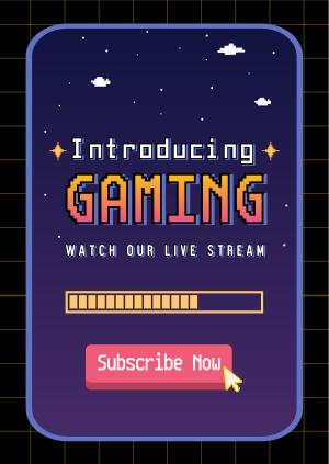 Introducing Gaming Stream Poster Image Preview