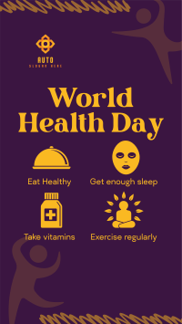 Health Day Tips Facebook story Image Preview