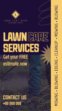 Professional Lawn Services YouTube Short Design