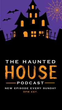 Haunted House Instagram story Image Preview