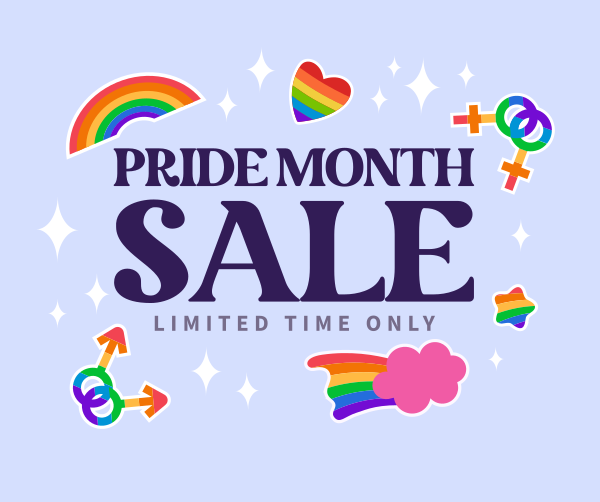 Pride Day Flash Sale Facebook Post Design