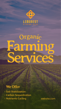 Organic Farming Instagram reel Image Preview