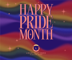 International Pride Month Gradient Facebook post Image Preview
