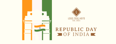 Republic Day of India Facebook cover Image Preview