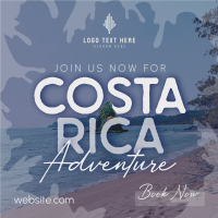 Welcome To Costa Rica Instagram post Image Preview