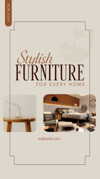 Stylish Furniture Store Instagram Story Design