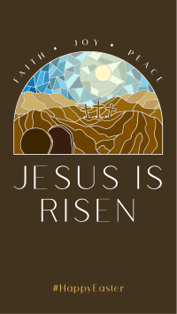 Jesus is Risen TikTok Video Design