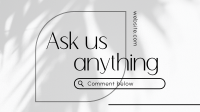 Simply Ask Us Facebook Event Cover Design