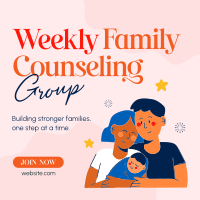 Weekly Family Counseling Linkedin Post Image Preview