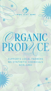 Minimalist Organic Produce Facebook Story Design