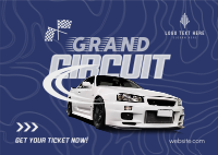 Racing Contest Postcard Design